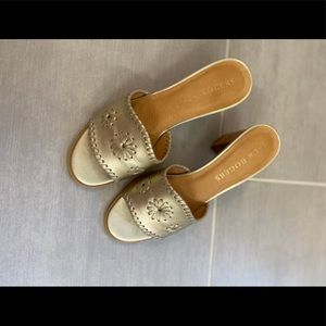 Jack Rogers Rory Mid Heel Sandal Size 6.5